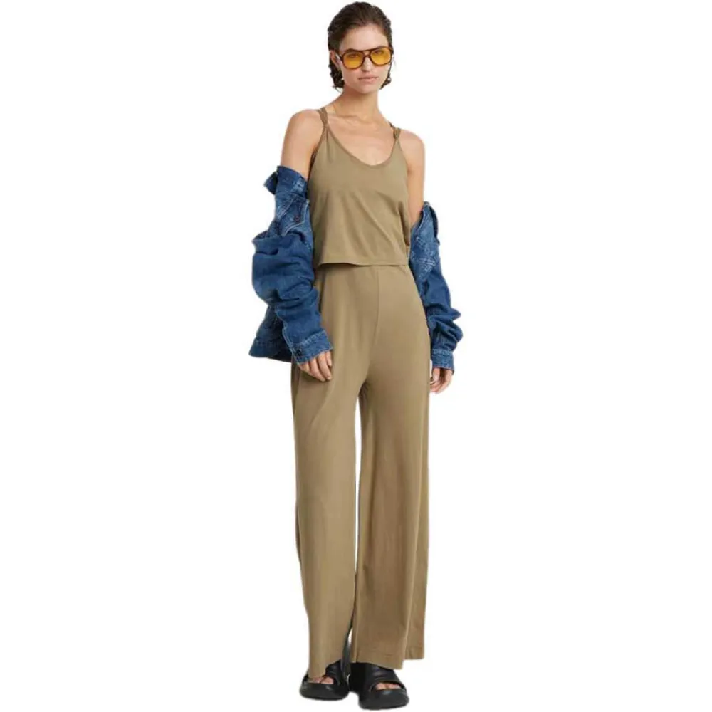 

Комбинезон G-Star Spaghetti Strap Loose Fit, бежевый