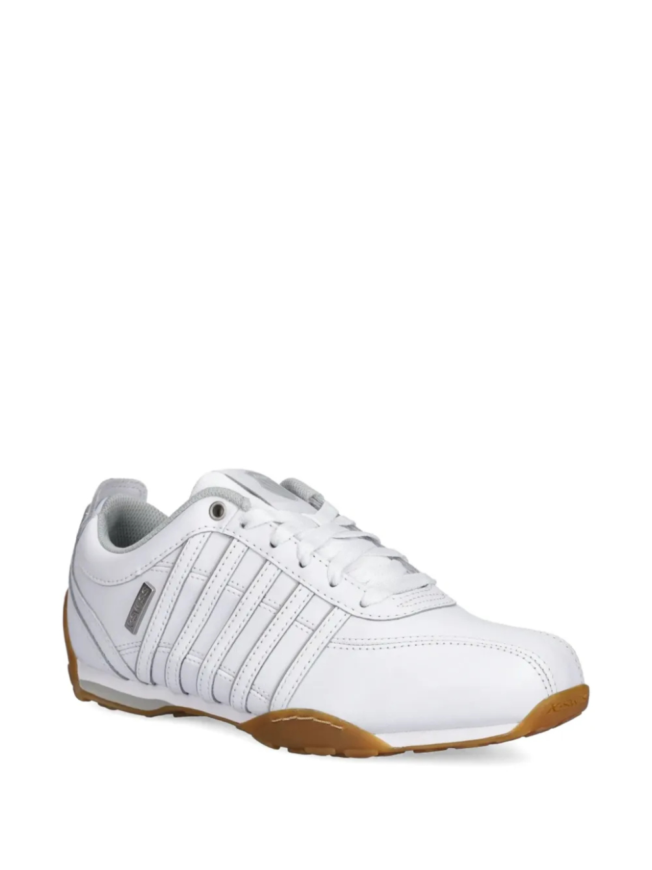 Кроссовки из кожи с пятью полосками K-Swiss, белый — фото 2