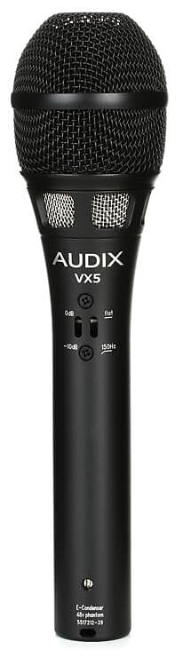 

Конденсаторный микрофон Audix VX5 Handheld Supercardioid Condenser Mic