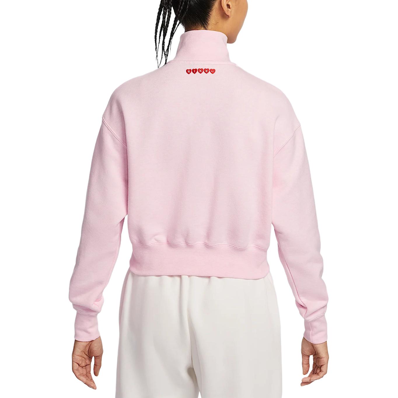 Nike Спортивный свитшот Phoenix Fleece женский Foam Pink — фото 4