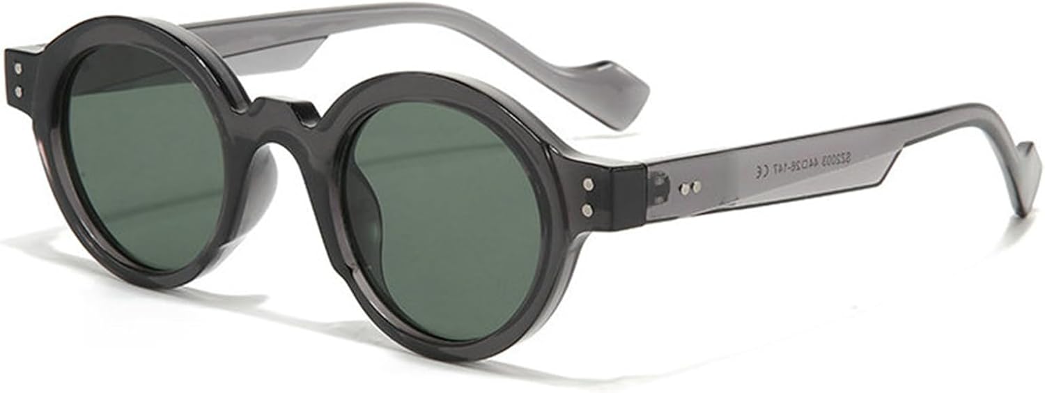 

Мужские круглые солнцезащитные очки Willochra в стиле панк, двухцветные, с защитой от УФ-излучения UV400, ретро, ​​с заклепками, модные женские солнцезащитные очки, C2