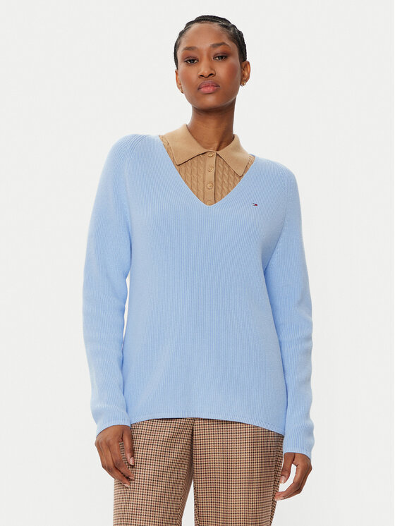 

Свитер обычного кроя WW0WW44452 Tommy Hilfiger, синий