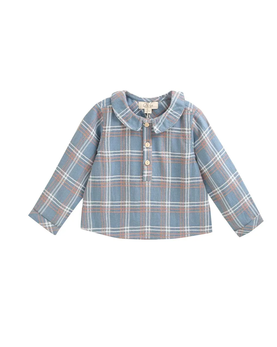 

Детская рубашка с деталями Dadati, синий