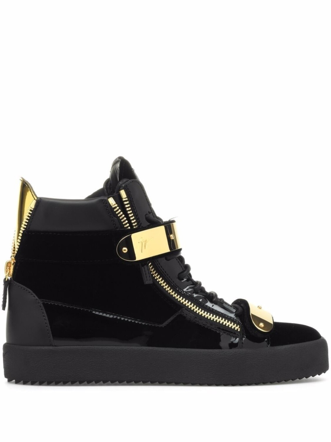 

Giuseppe Zanotti высокие кеды Coby, черный