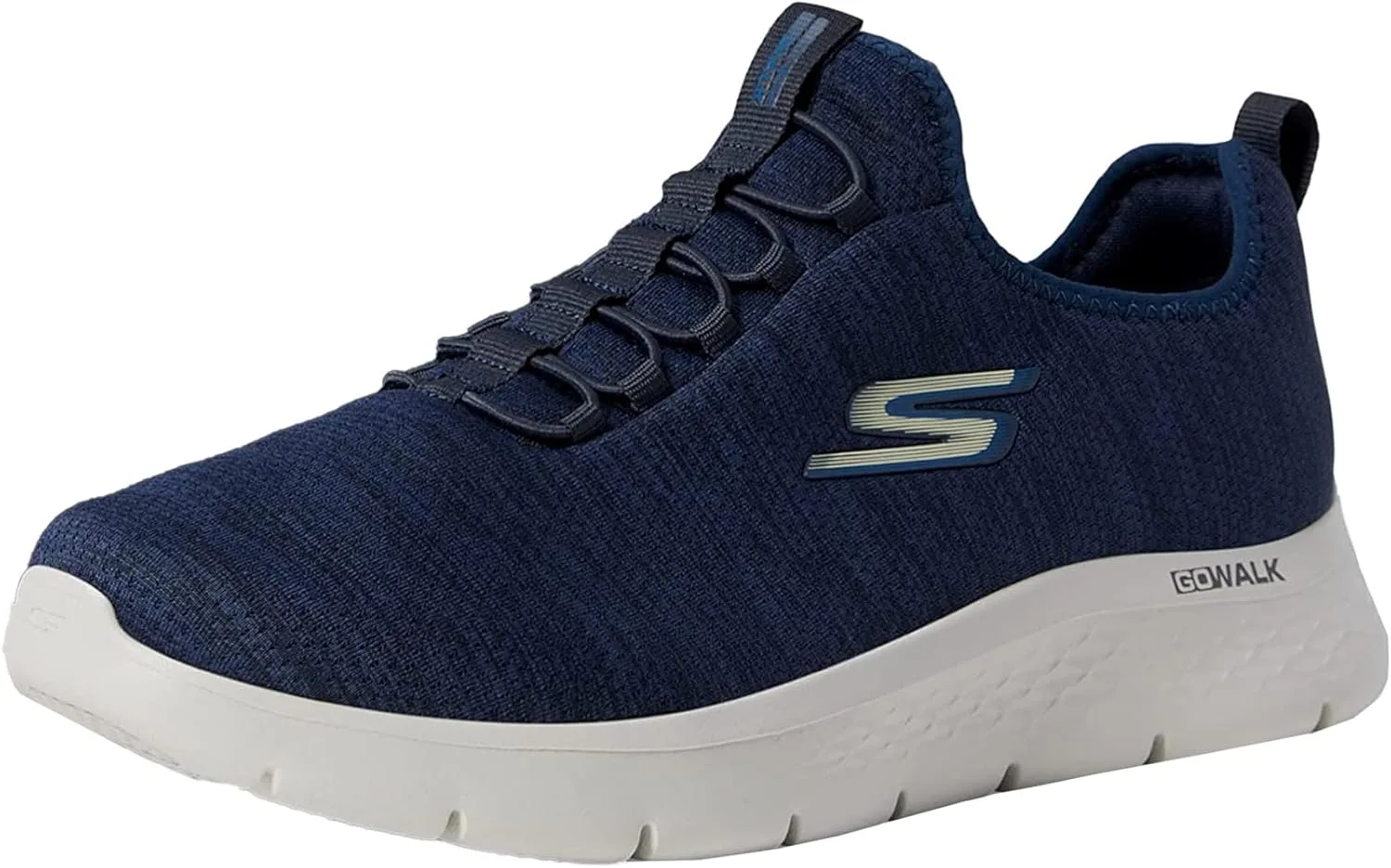 Мужские спортивные кроссовки Skechers Gowalk Flex с воздушной подушкой без шнурков, темно-синий