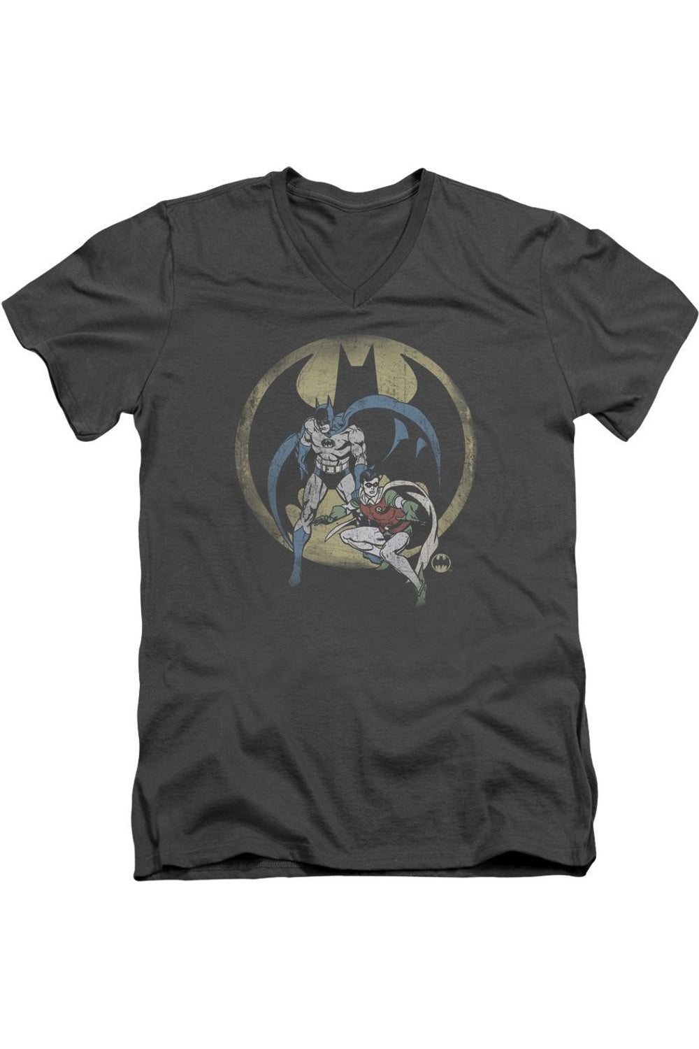 

Футболка с коротким рукавом и V-образным вырезом для взрослых DC Comics Team Gildan, цвет charcoal