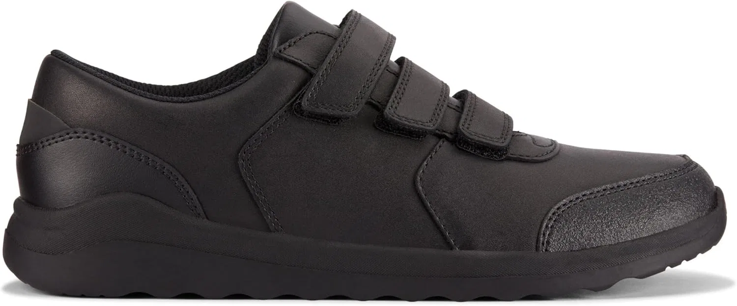 Детские оксфордские туфли Clarks Boys Daze Step 2 Y, Black Leather — фото 2