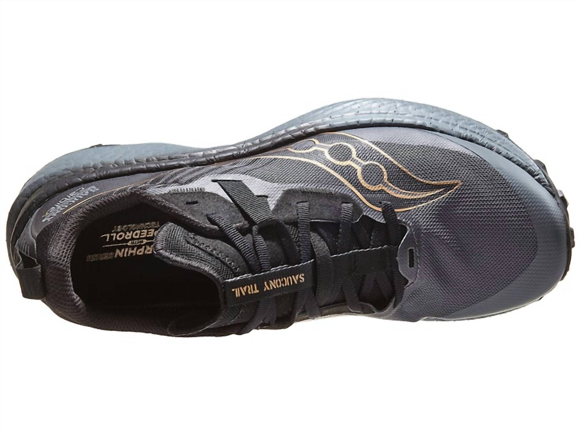 Женские кроссовки Endorphin Edge в черно-золотом цвете SAUCONY — фото 2