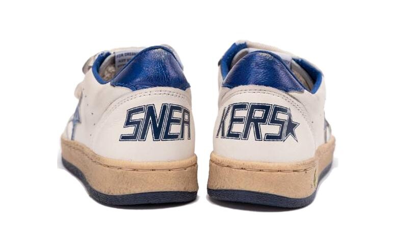 Кроссовки Golden Goose Ball Star Toddler Shoes TD, белый/синий — фото 4