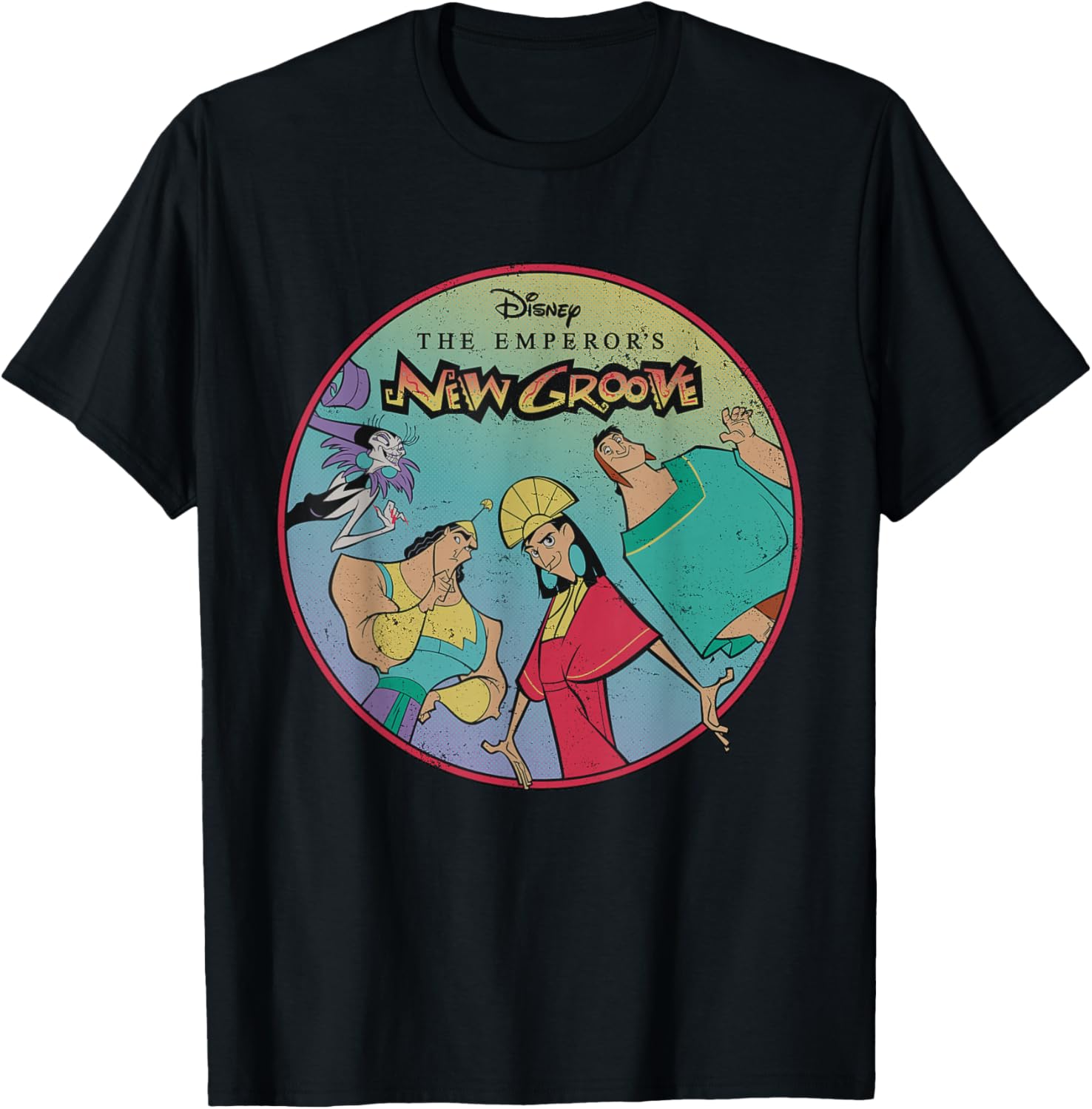 

Футболка Disney «Новое платье императора» с персонажами, черная