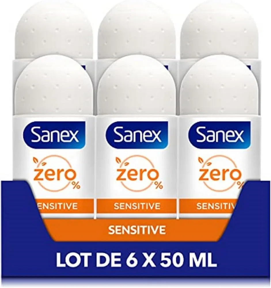 Дезодорант-ролик 0% Sensitive 50 мл (6 шт.) от SANEX Sanex — фото 2