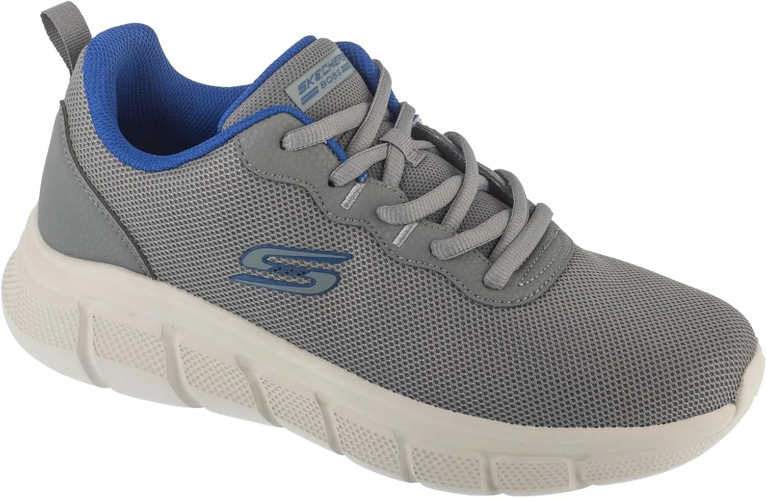 Мужские кроссовки Skechers Bobs B Flex - ICY Edge 118109-DKGY, темно-серый вязаный