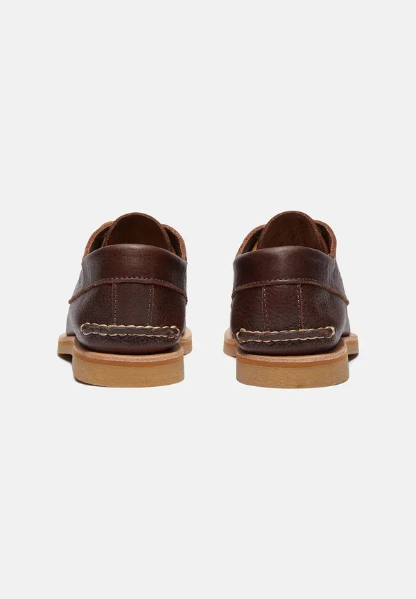 Туфли Timberland Vibram crafted boat 3 eye casual lace ups, состаренный коричневый — фото 4