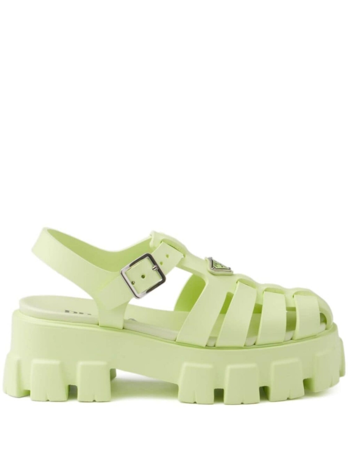 

Prada босоножки Monolith 55 на платформе, зеленый