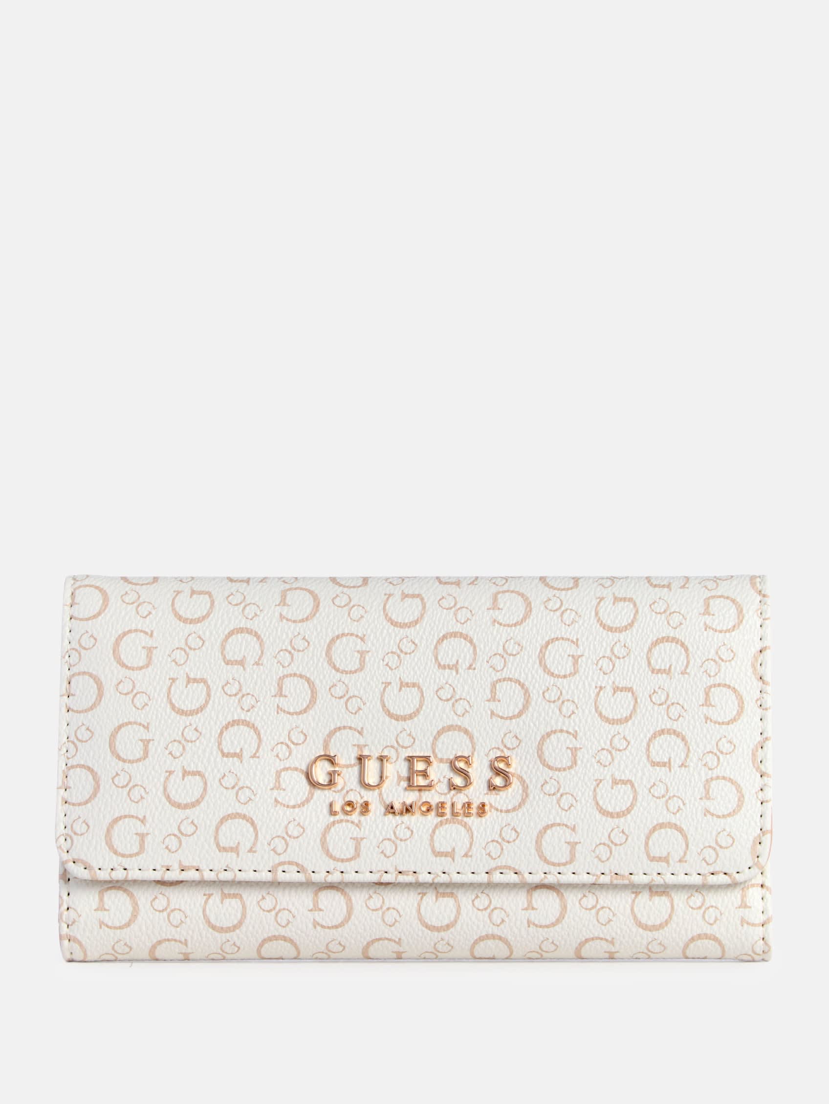 

Тонкий кошелек-клатч Saffron Guess Factory, белый