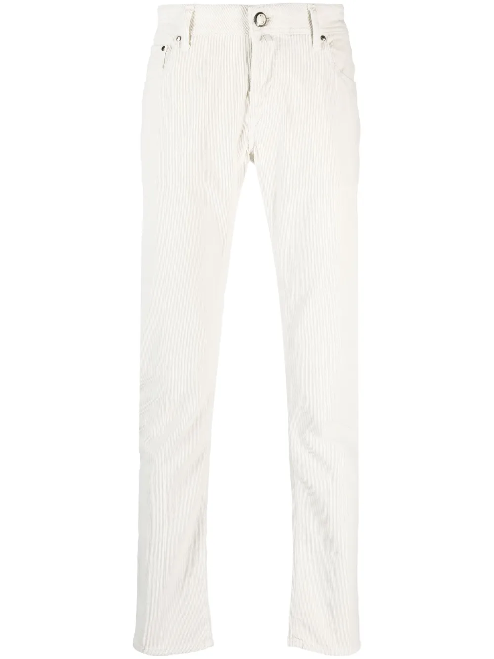 

Вельветовые брюки прямого кроя Jacob Cohen, нейтральный