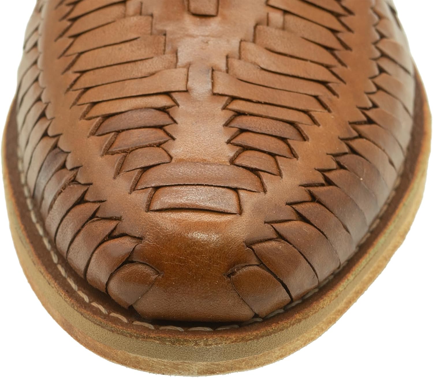 Сандалии Fiesta Brands Huaraches для мужчин, верх из натуральной кожи, ручная работа, мексиканский стиль, коричневый — фото 3