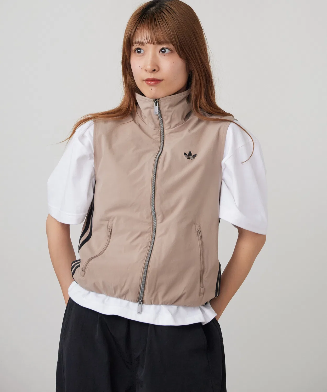 Бест adidas ADILENIUM 5.0 SLEEVELESS TRACK TOP, коричневый