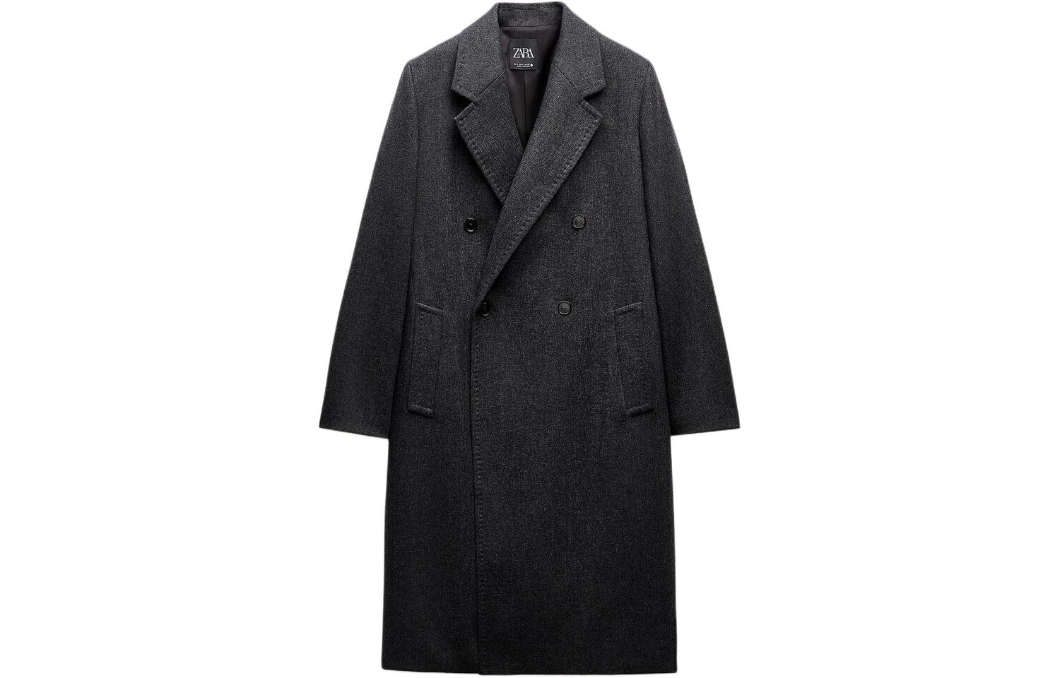

Пальто женское серии ZW серое Zara