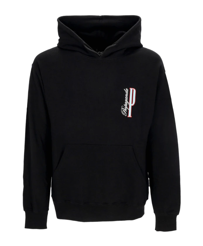 

Черная легкая толстовка с капюшоном и карманом-кенгуру. Propaganda, черный