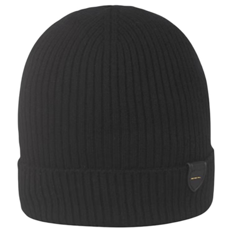 

COACH Чёрная мужская шапка из полиэстера, Black