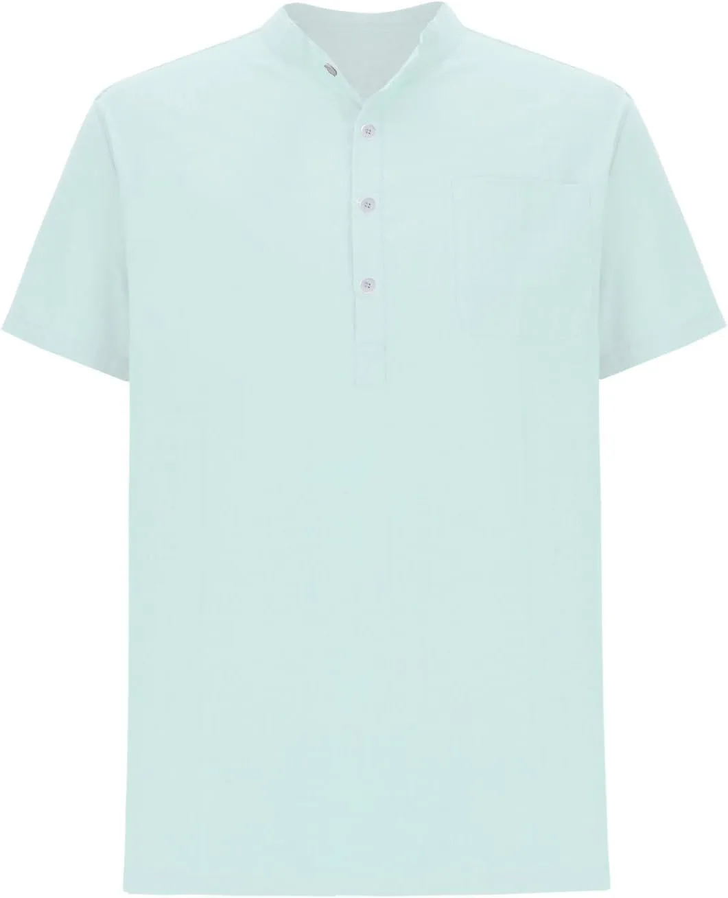 Футболка мужская Casual Linen, Regular Fit, с карманами — фото 2