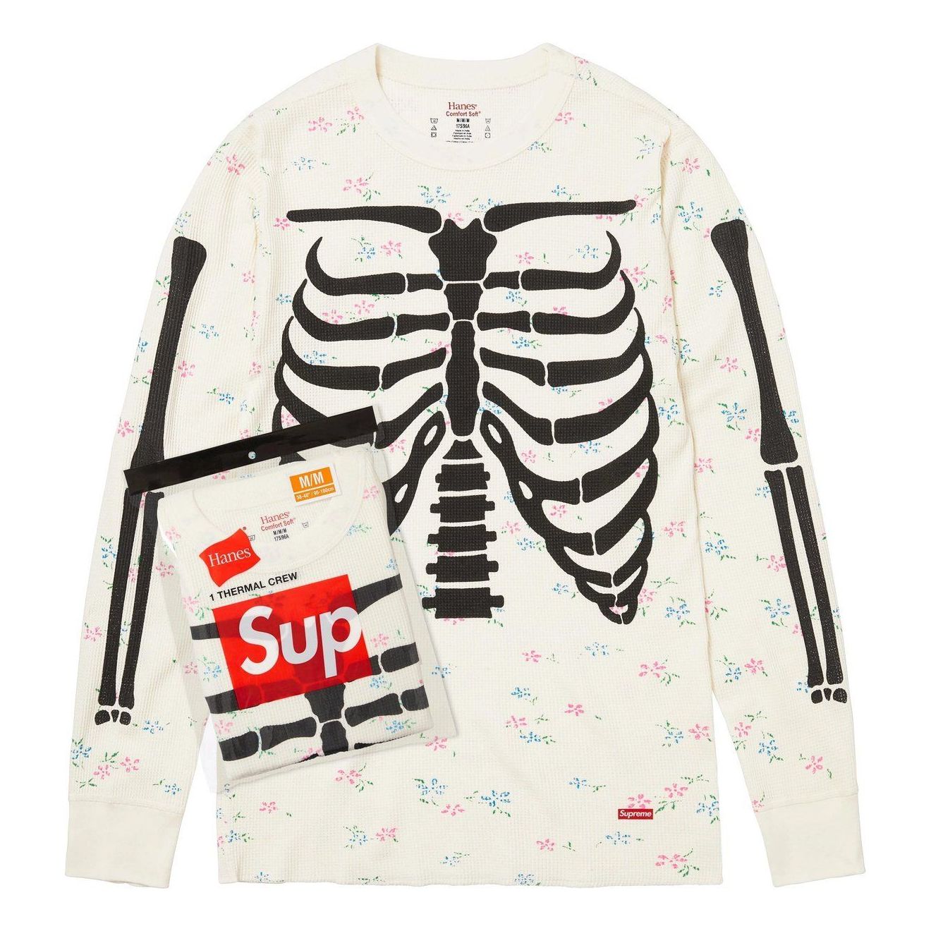Термобелье Supreme x Hanes Bones Thermal Crew (1 шт.) 'Floral'