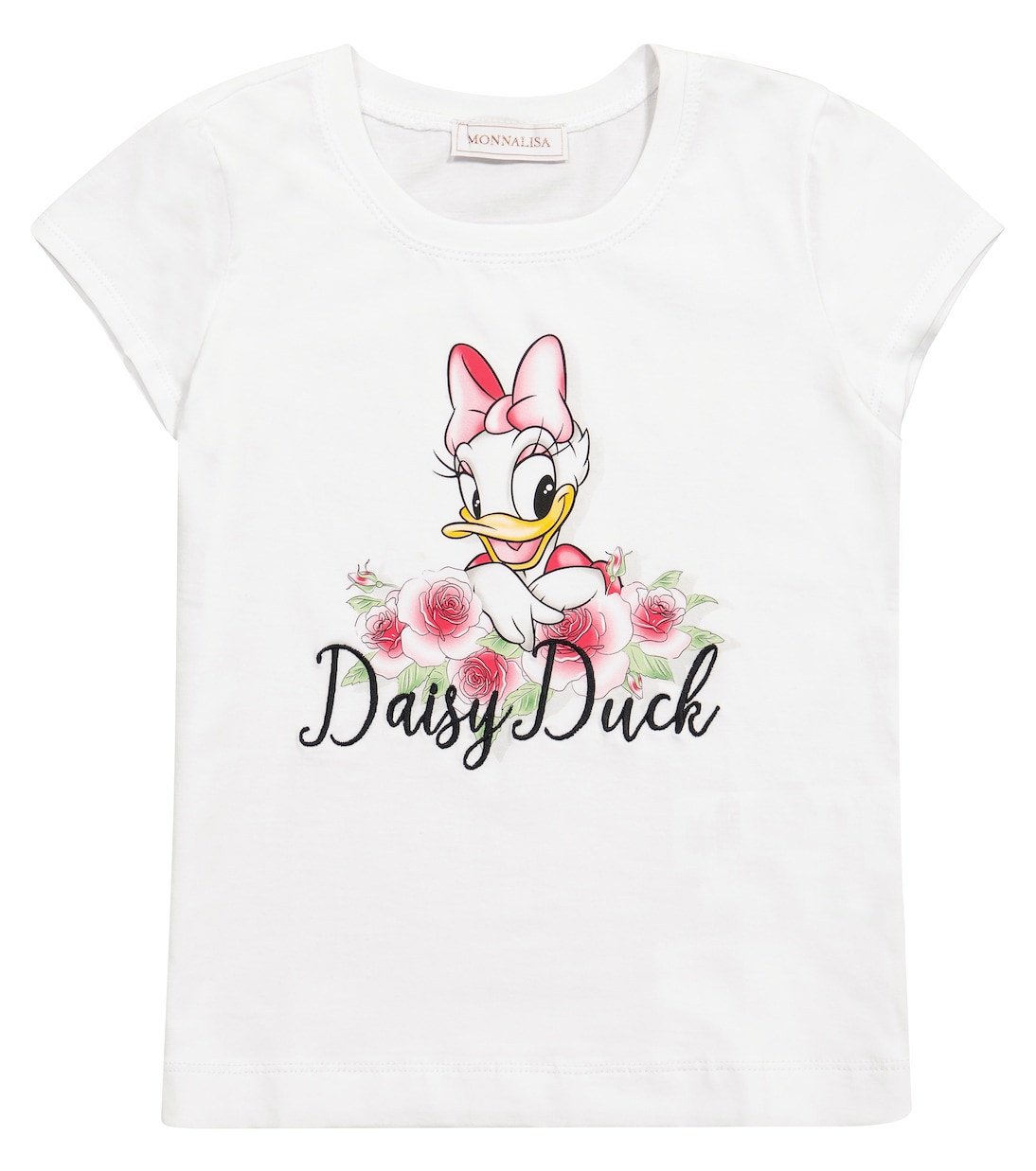 

Футболка x Disney из эластичного хлопка Monnalisa, Bianco