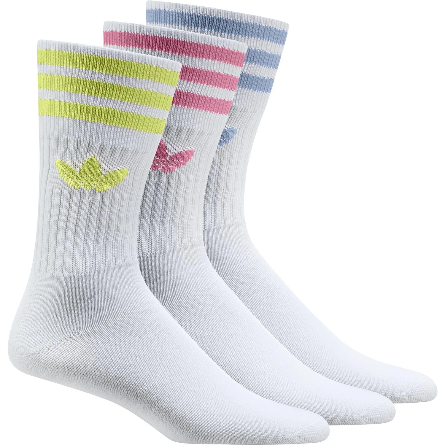 Носки гольф унисекс, набор из 3 пар Adidas Originals, 1 Set 3 Packs (Red+Yellow+Blue) — фото 2