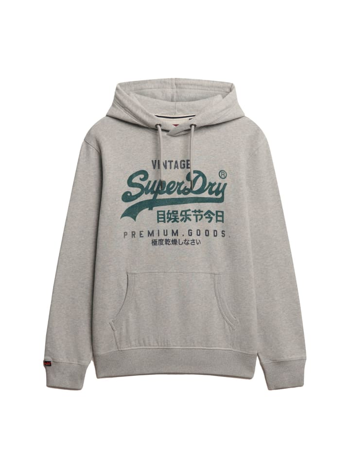 

Толстовка светло-серого цвета Superdry