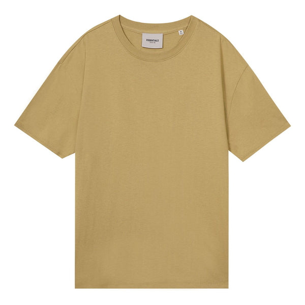 

Футболка fw21 logo tee 'amber' Fear Of God Essentials, бежевый