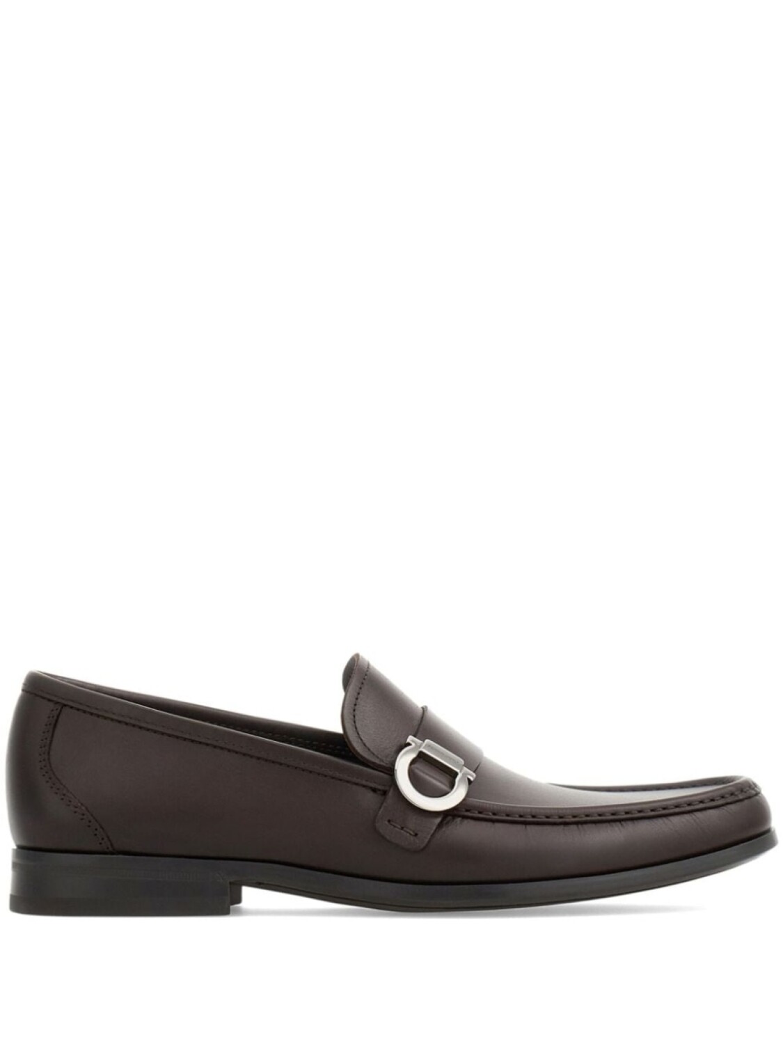 

Ferragamo лоферы с декором Gancini, коричневый