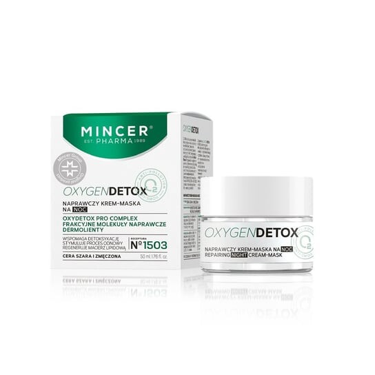 

Кислородный детокс, восстанавливающая ночная крем-маска № 1503, 50 мл Mincer Pharma