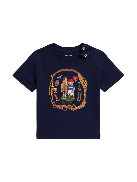 Футболка regular fit 320A96608001 Polo Ralph Lauren, синий