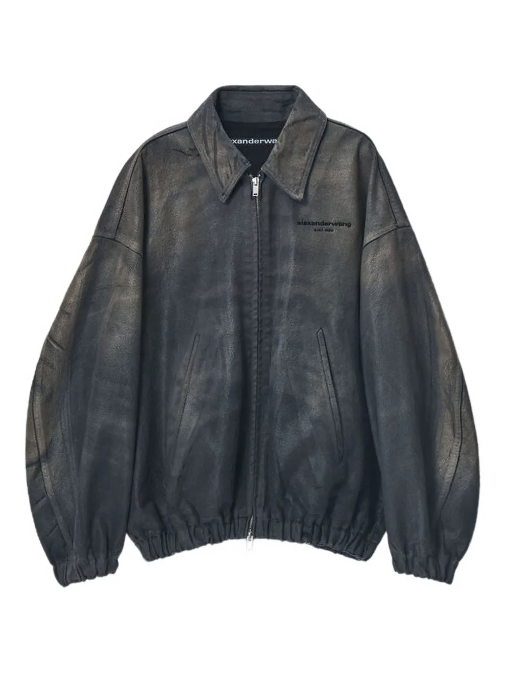 

Куртка-бомбер на молнии Alexander Wang, черный