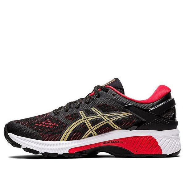 

Кроссовки gel kayano 26 красные золотые Asics, красный