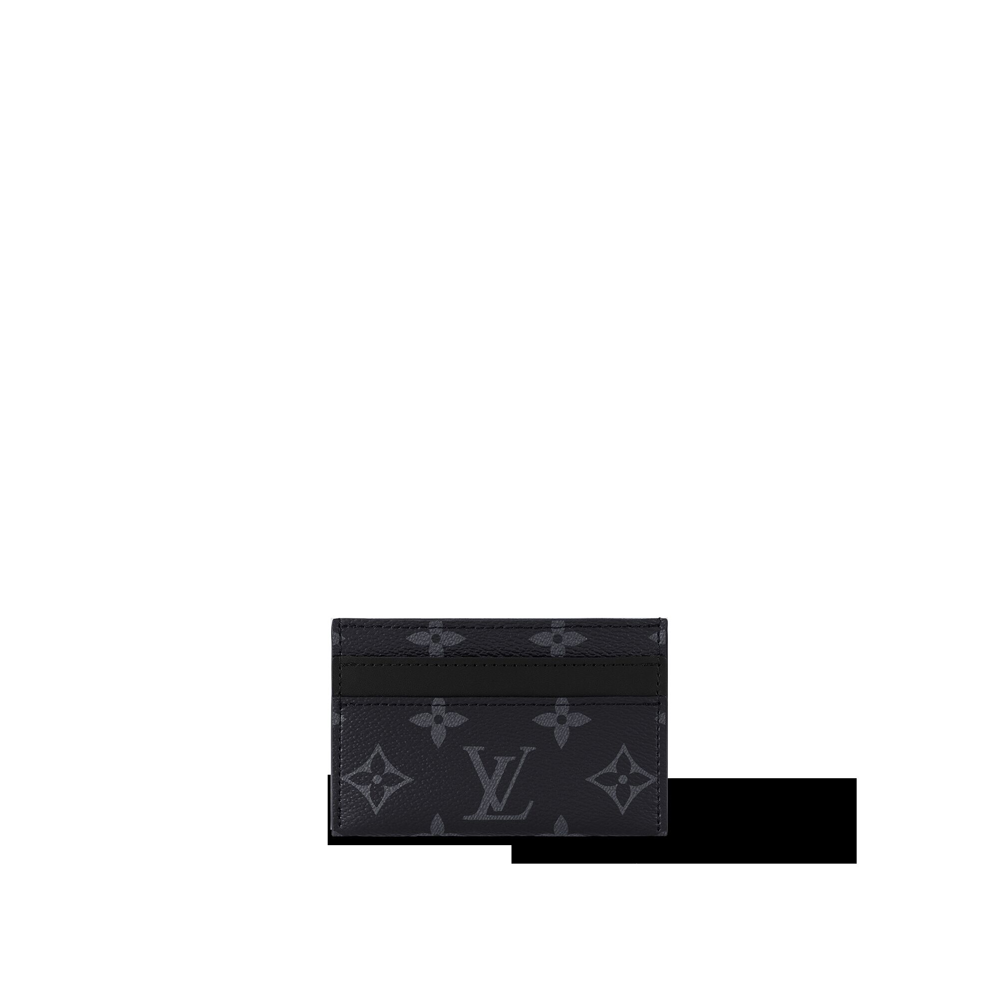 

Двойной держатель для карт Louis Vuitton, серый