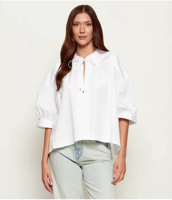 Блузка BOLLANA oversize fit Boss, белый