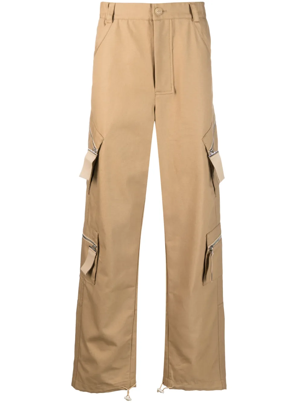 

Прямые брюки карго JACQUEMUS, нейтральный