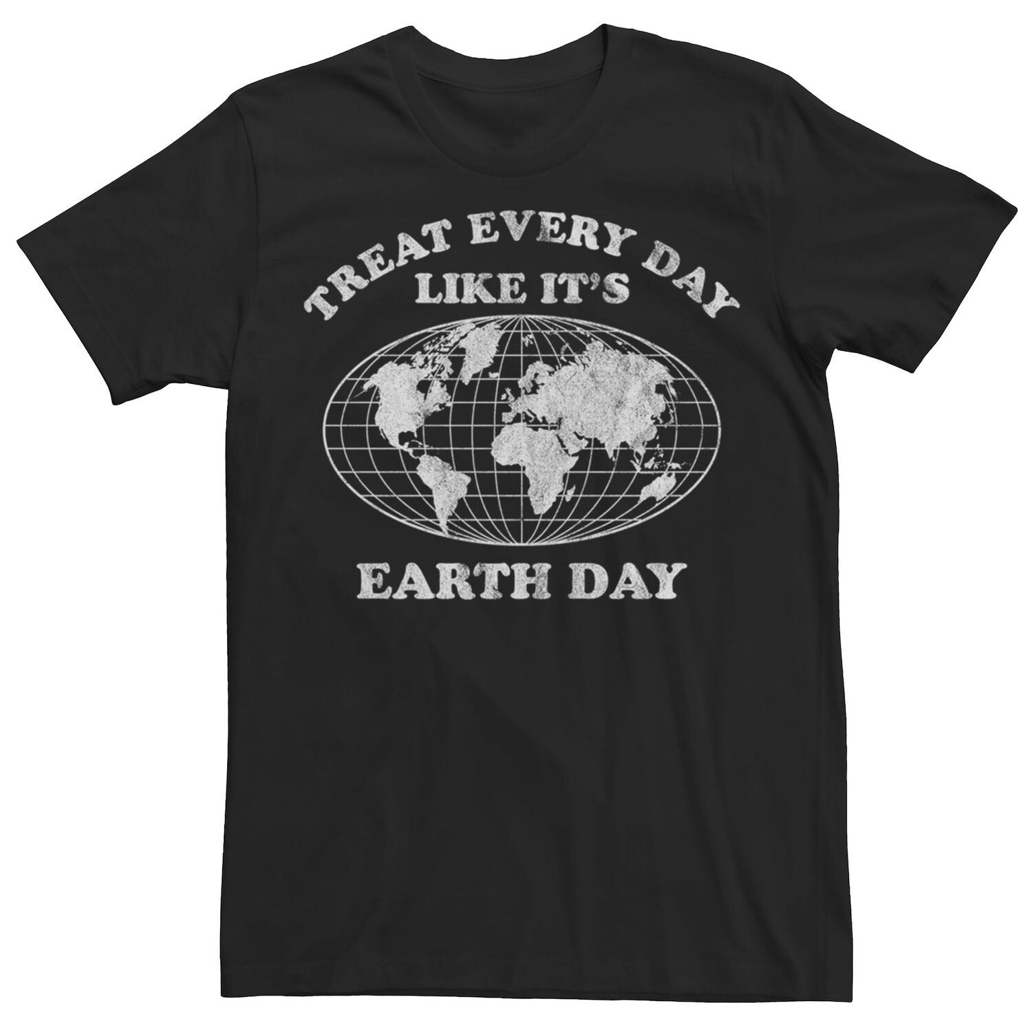 

Мужская футболка Global View Treat Everyday Like Earth Day Licensed Character