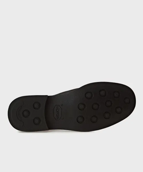 Ботинки кожаные JOSEPHT на подошве Vibram черные — фото 4