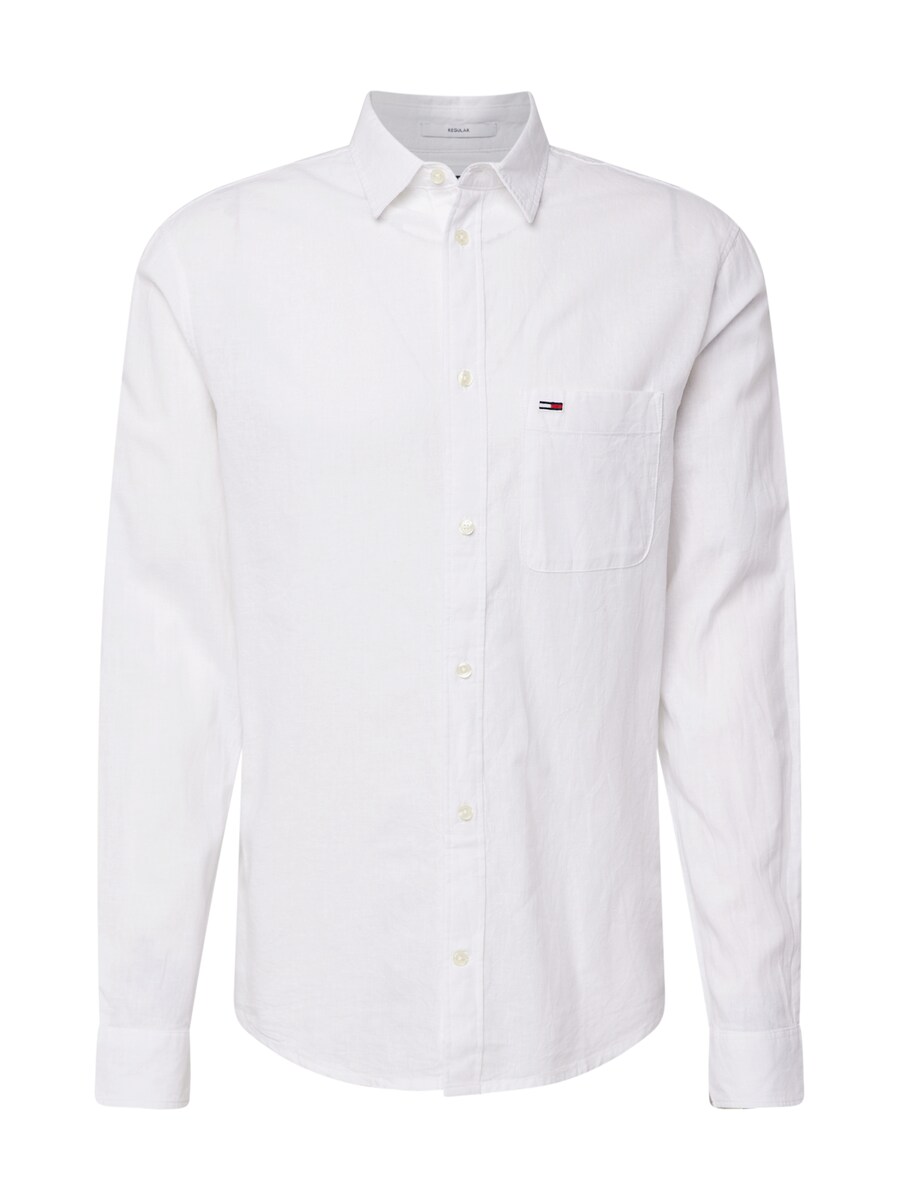 

Повседневная рубашка Tommy Jeans Regular fit Button Up Shirt, белый