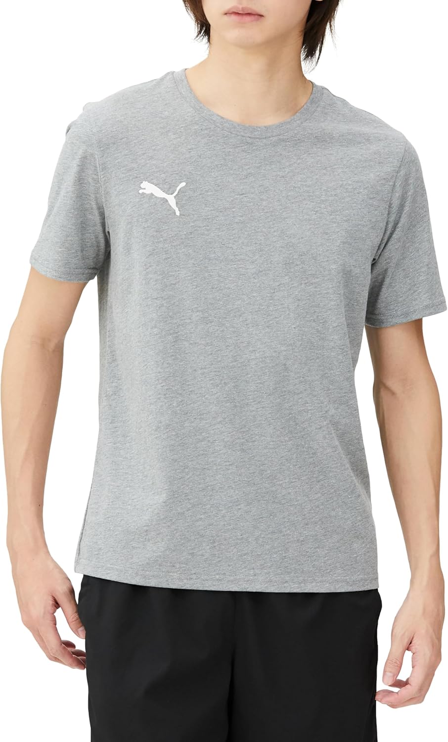

Мужская повседневная футболка PUMA TeamGOAL 659376 для футбола, американского футбола, клубных мероприятий и командных тренировок, белый/серый