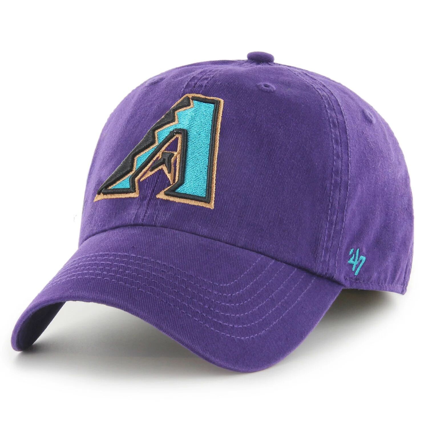 

Мужская приталенная шляпа франчайзингового производства Cooperstown Collection Purple Arizona Diamondbacks '47 фиолетового цвета