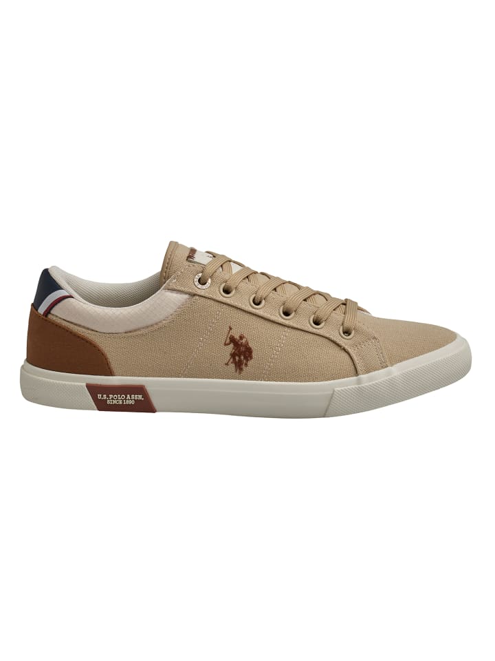 

Низкие кроссовки U.S. Polo Assn., бежевый