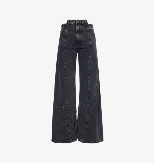 

Ммм, джинсы с высокой талией Maison Margiela, черный