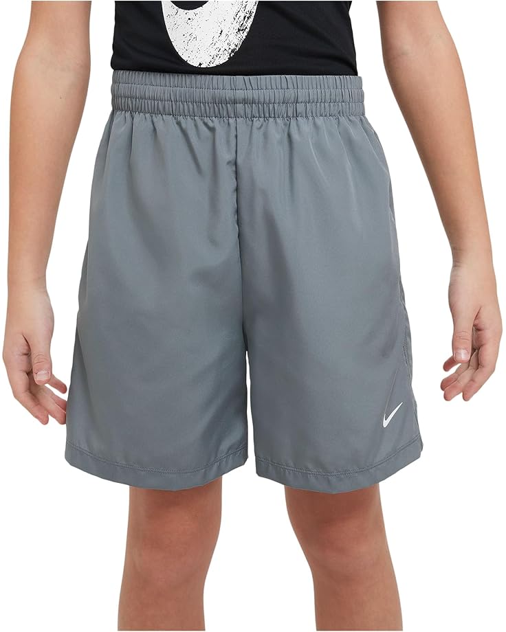 

Шорты Nike Kids Dri-FIT Multi Woven Shorts, цвет Smoke Grey/White