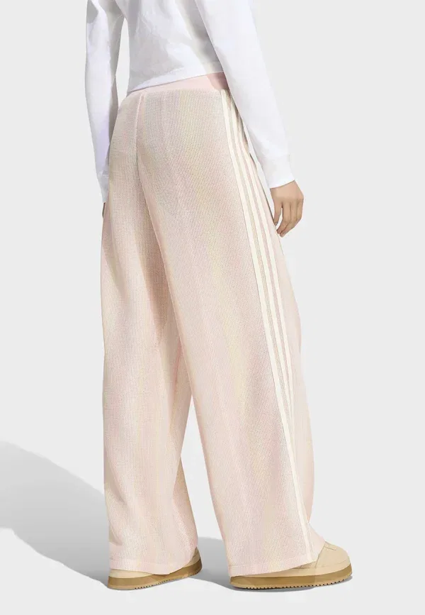 Штаны Adidas Originals Summer Glow Knitted Firebird, мультиколор песочный розовый — фото 3