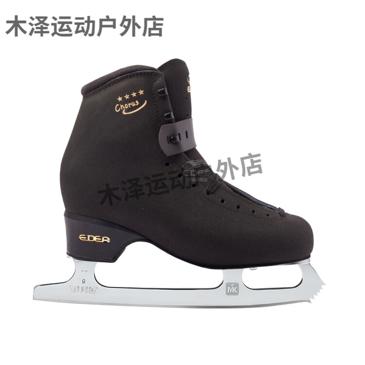 

EDEA Коньки для фигурного катания Four-Star с лезвиями Mk Flight, черные (широкая колодка D), размер 44