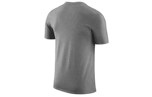 Футболка 18-19 series dri-fit golden state warriors durant training short sleeve gray Nike, серый — фото 2